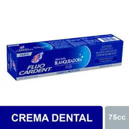 Crema Dental Fluocardent Blanqueadora Plus x 75 ml