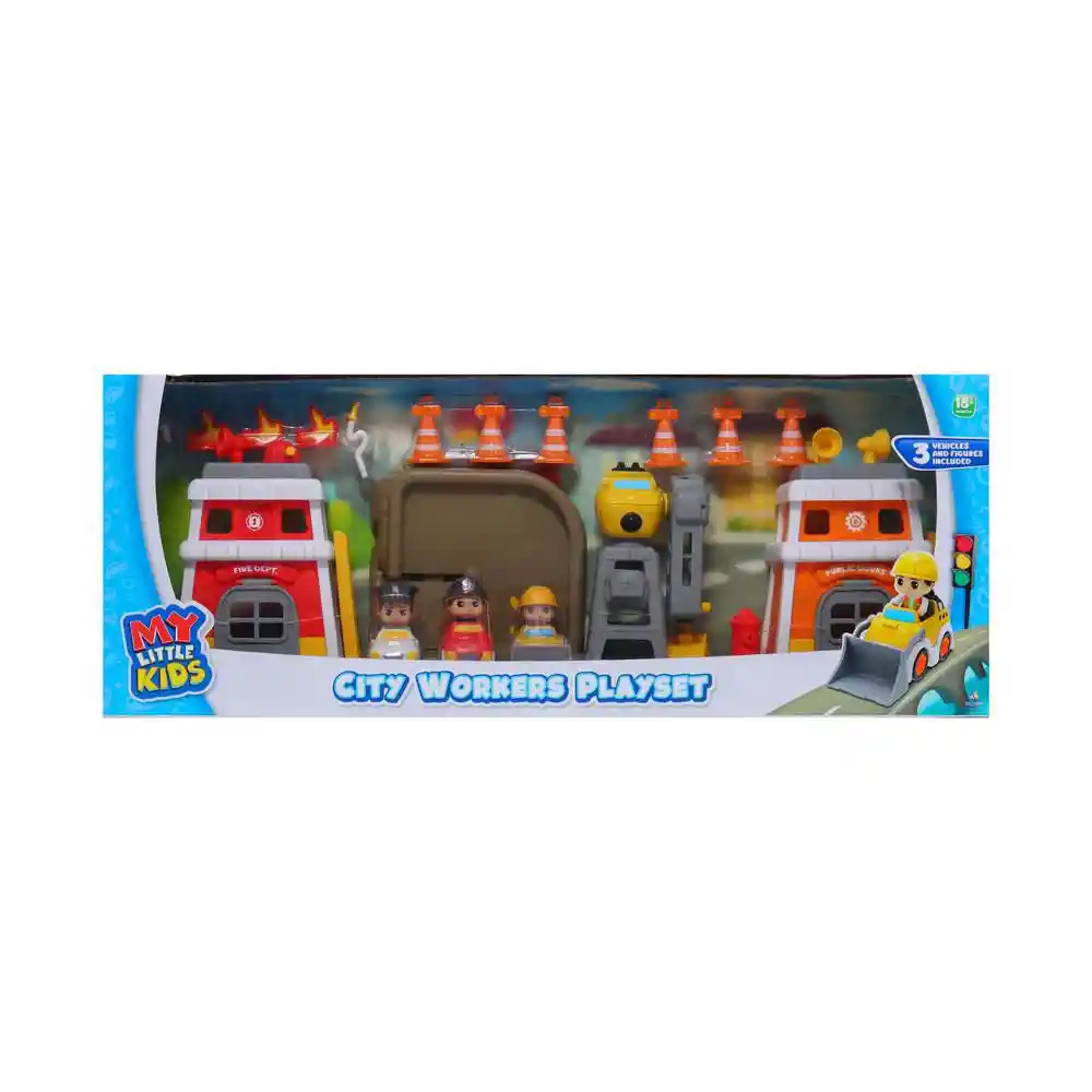 Playset Happy Ciudad 3 en 1