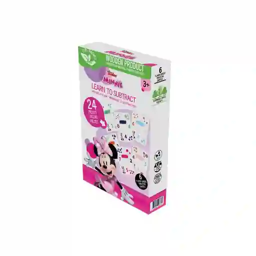Tarjetas Didácticas Restas Minnie Ronda