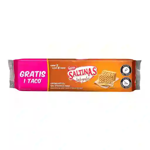 Saltinas Galletas Saladas Tipo Cracker Integrales
