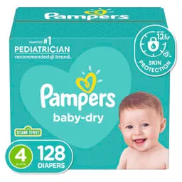 Pampers Baby Dry Pañales Talla 4