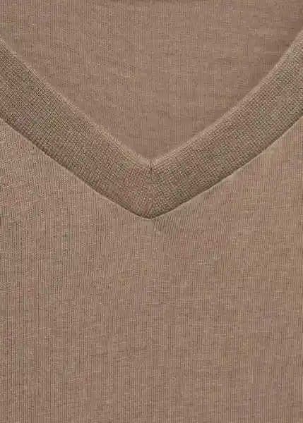 Camiseta Chelsea Marrón Talla L Hombre Mango