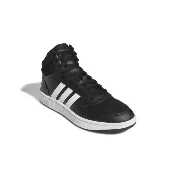 Adidas Zapatos Hoops 3.0 Mid Para Hombre Negro Talla 9.5