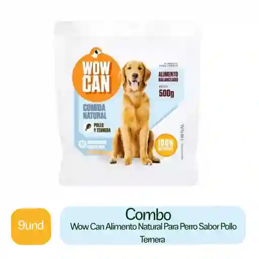 9 x Wow Can Alimento Natural Para Perro