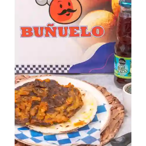 Torta de carne con arepa
