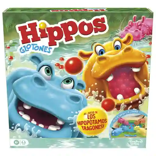 Hasbro Gaming Juego de Mesa Hippos Glotones