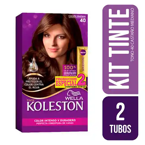 Koleston Tinte Permanente Castaño Medio 40 