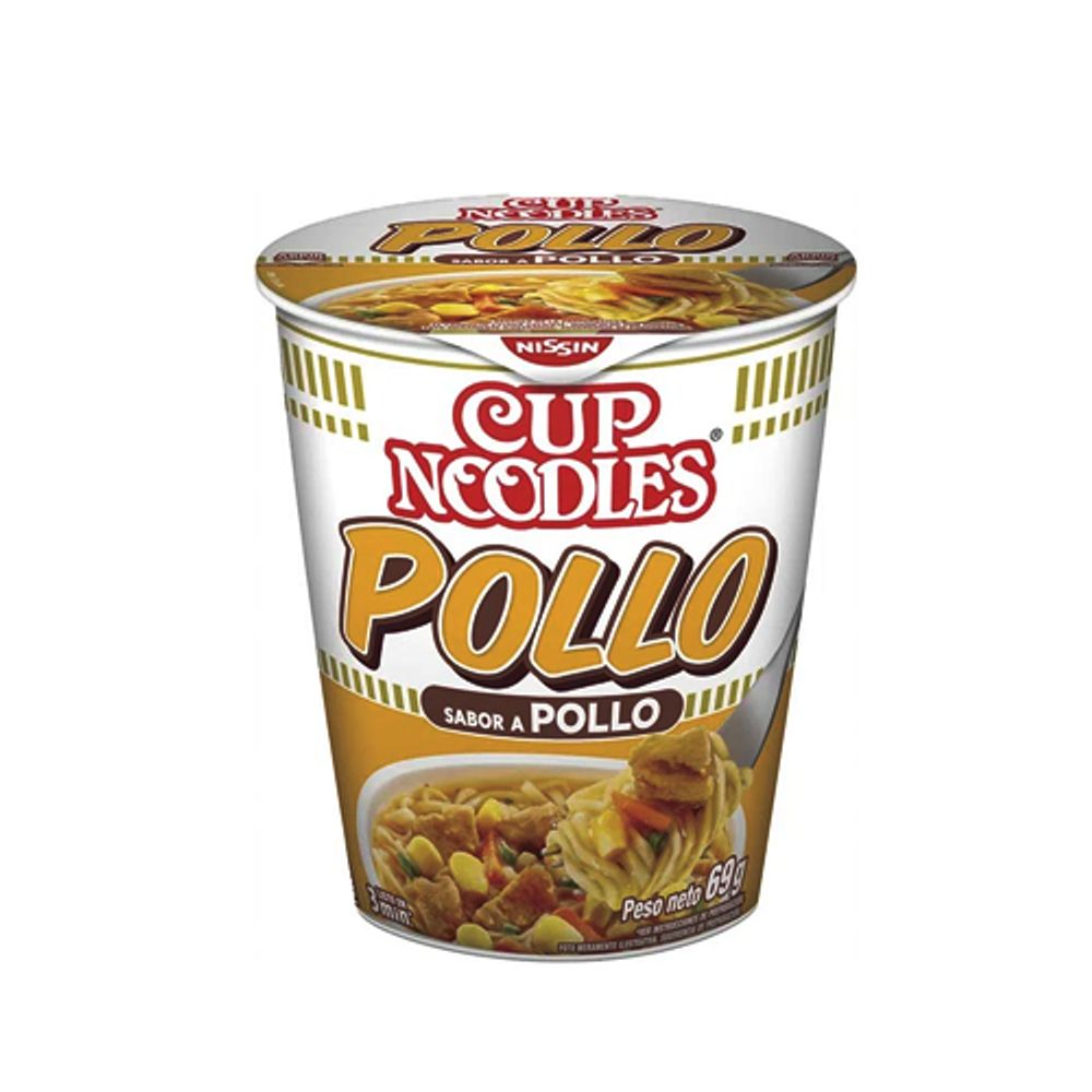 Cup Noodles Sopa Instantánea Sabor a Pollo 69 g
