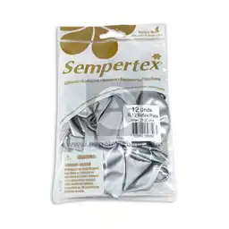 Sempertex Globos Réflex Metalizados de Color Plata