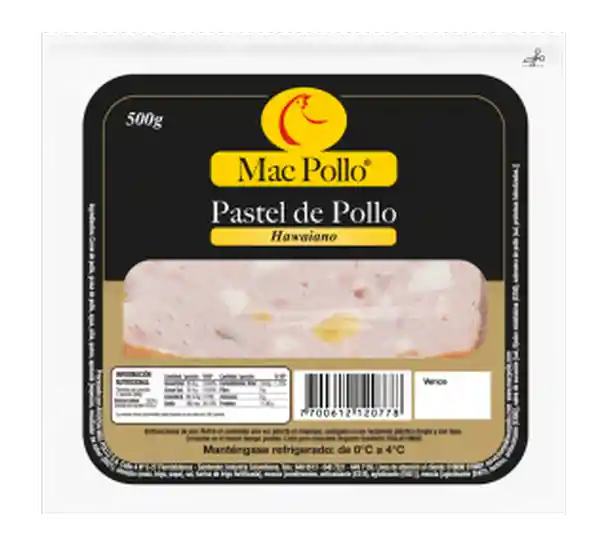 Mac Pollo Pastel de Pollo Hawaiano