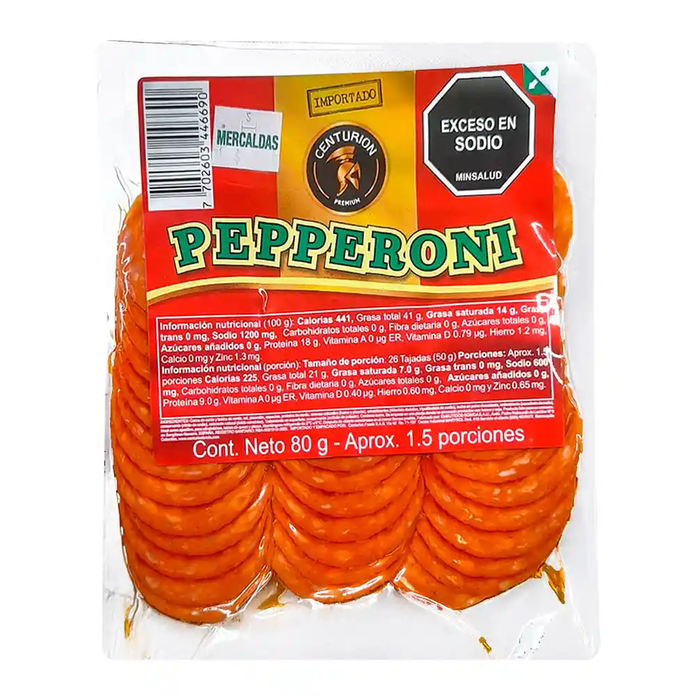 Pepperoni Centurion Tajado