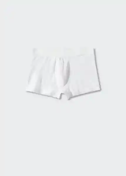 Boxer Trunk3 Blanco Talla S Hombre Mango