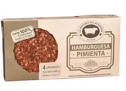 La Boutique De Las Carnes Hamburguesa Pimienta