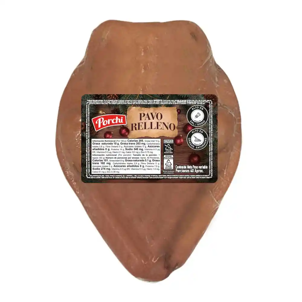 Pavo Relleno Kilo Porchi