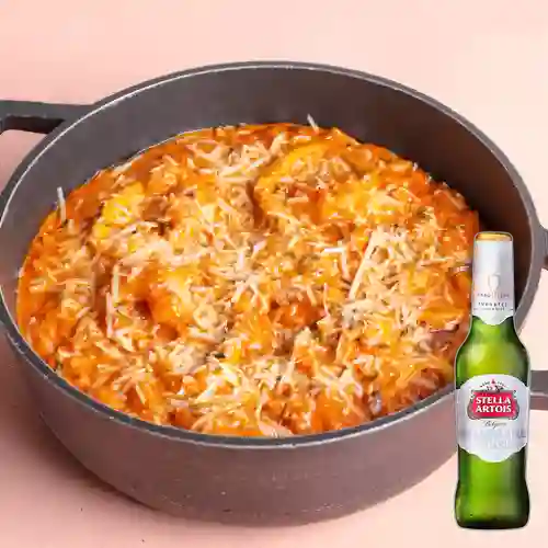 Combo Arroz c/ Mariscos + Stella Artois Bot. 330ml