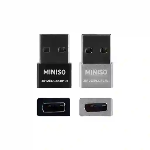 Pack Adaptador Usb a Tipo C Serie Miniso