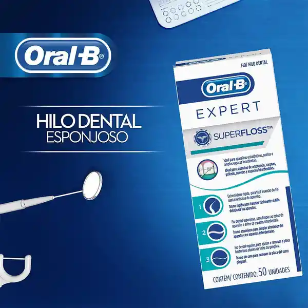 Seda Dental Oral-B Expert SuperFloss 50 Unidades