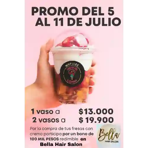 Promo Fresas con Crema