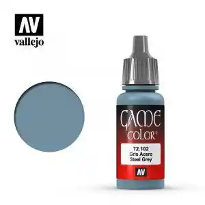 Vallejo Pintura Acrílica Game Color Gris Acero 17 mL