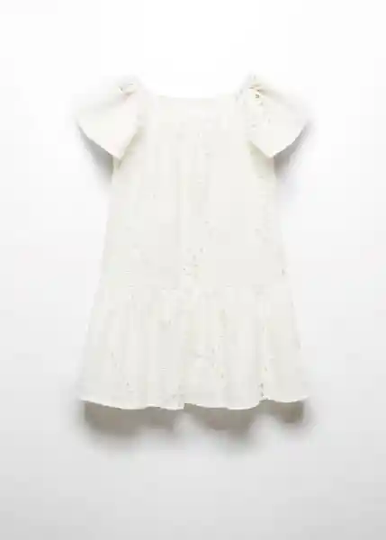 Vestido Llafranc Blanco Talla 10 Niñas Mango