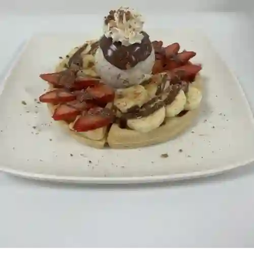 Waffles Fresa - Banano