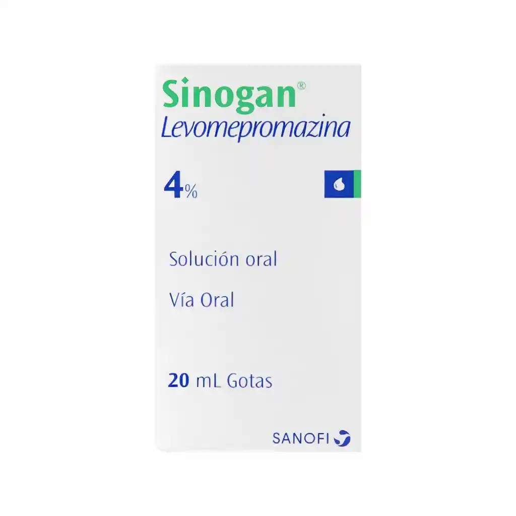 Sinogan Levomepromazina (4%) Antipsicótico en Solución Oral