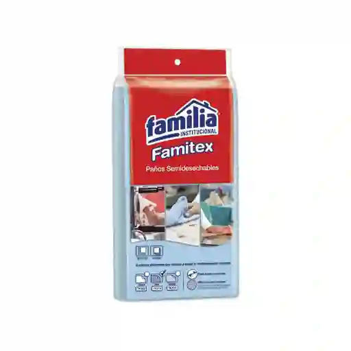 Famitex Paños Semidesechables Azul