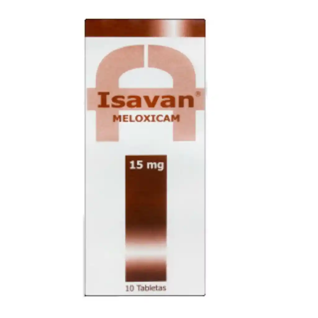 Isavan Meloxicam Caja 15 mg x 10 Tabletas