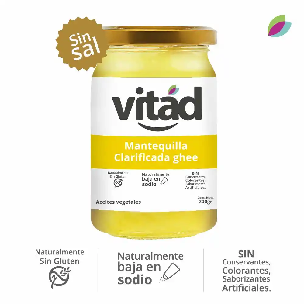 Ghee Vitad Mantequilla Clarificada