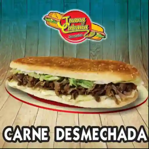 Sándwich Cubano de Carne Desmechada