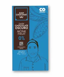Juan Choconat Chocolate Oscuro Con Monk Fruit