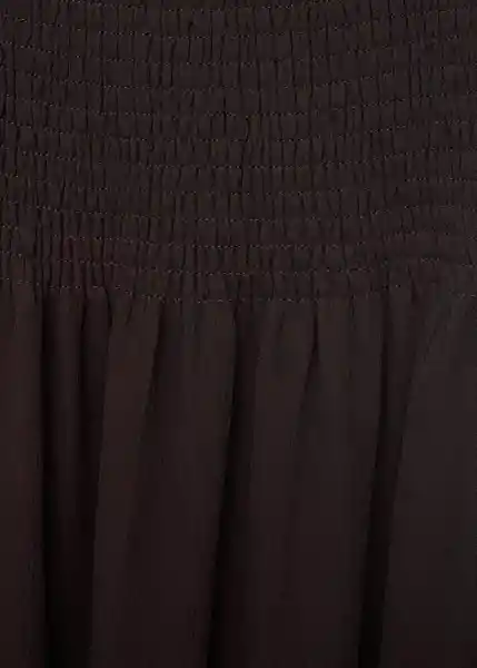Vestido Leia Chocolate Talla M Mujer Mango