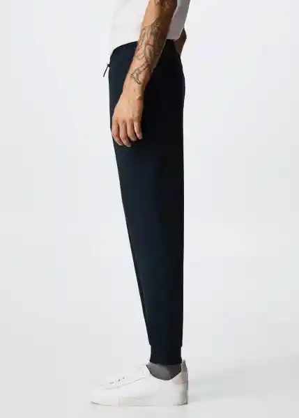 Pantalón Ibizap Marino Talla L Hombre Mango