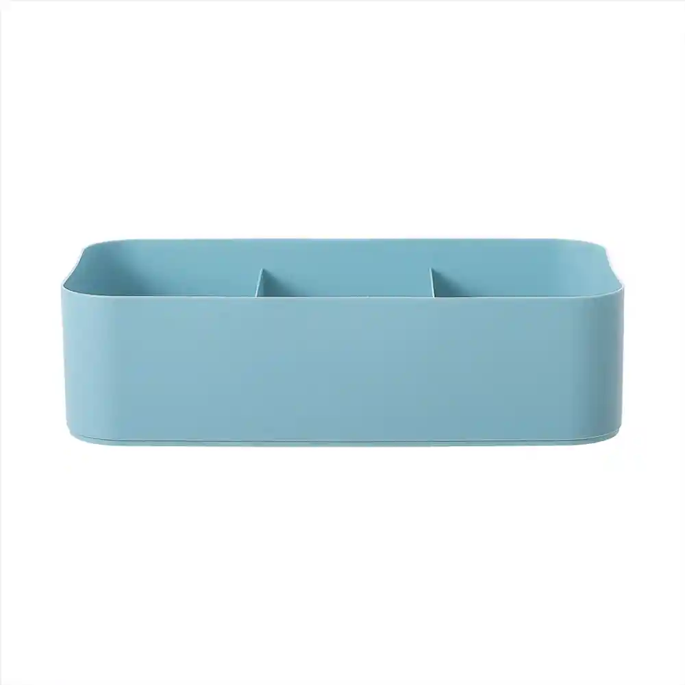 Miniso Caja de Almacenamiento Para Ropa Con Rejillas Azul