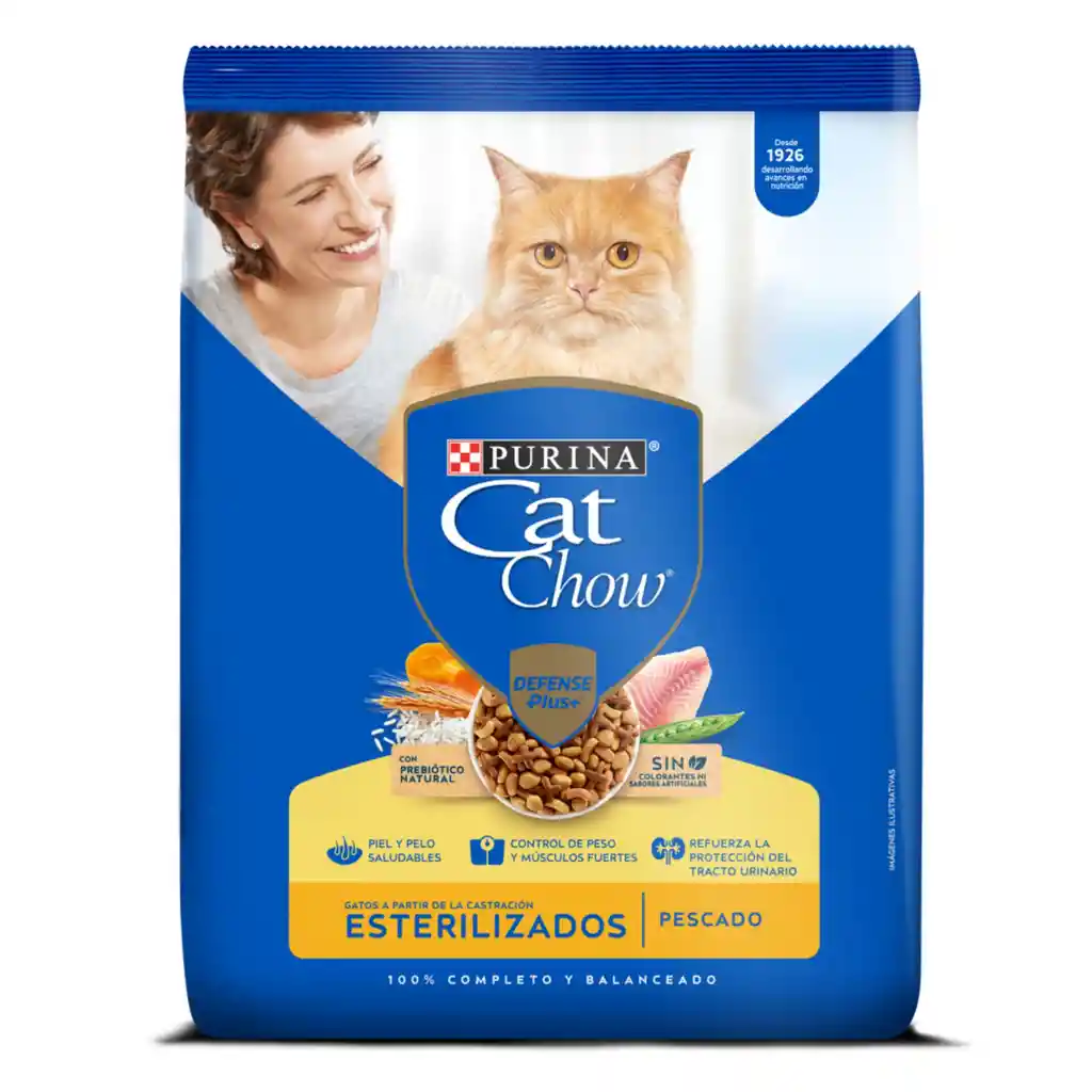 Comida para gatos Purina Cat Chow esterilizados x 1,5kg