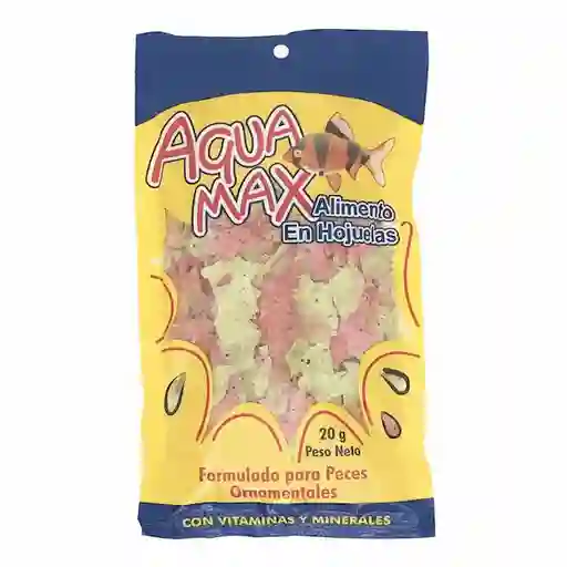 Agua Max Alimento en Hojuelas para Peces Ornamentales