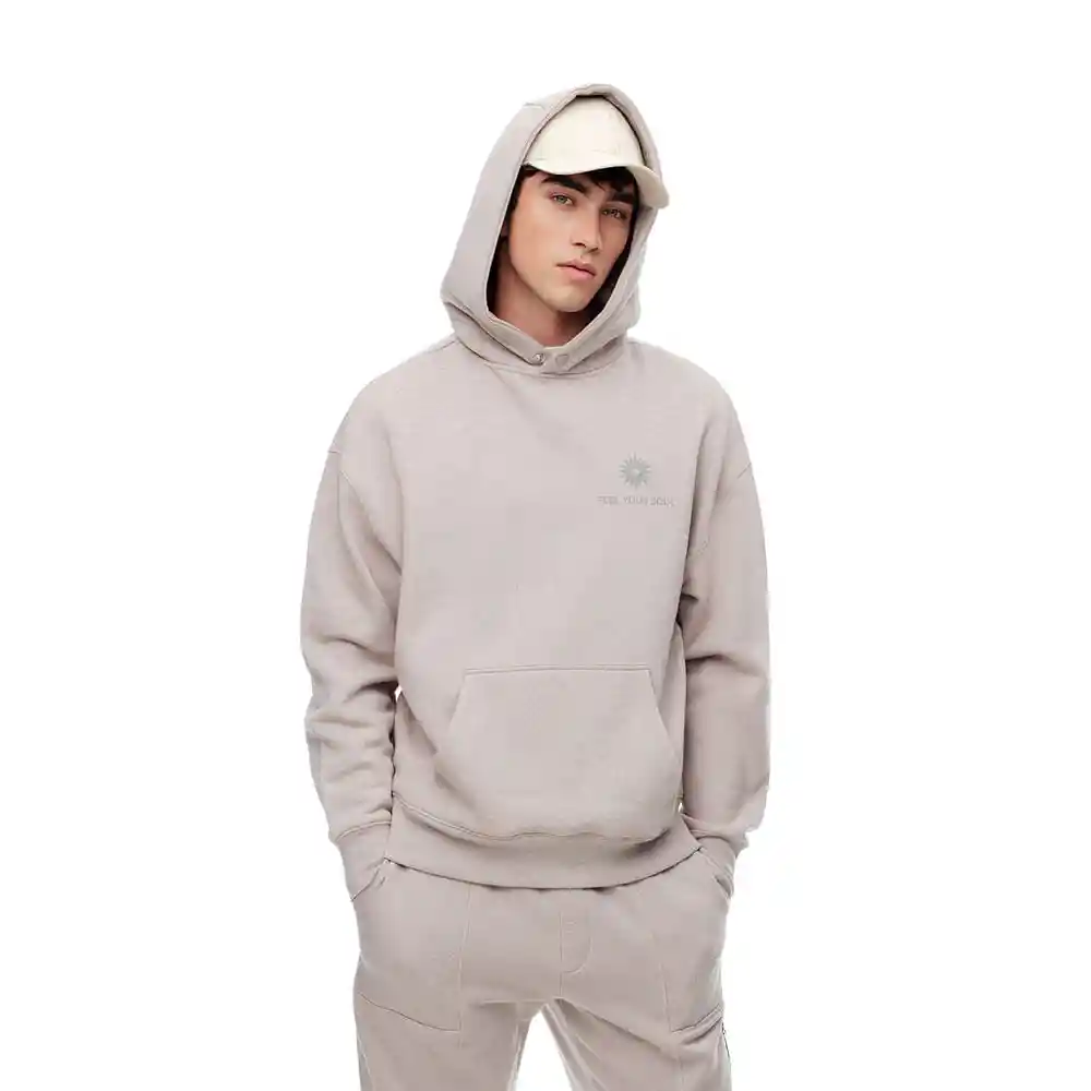 Buzo Tipo Hoodie Con Capucha en Algodón Masculino Airox Gef