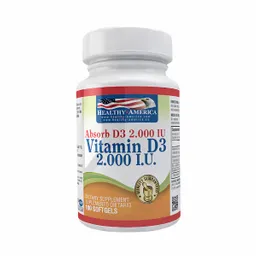 HEALTHY AMERICA vitamina d3 (2000 iu)