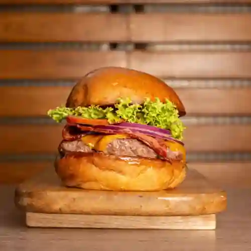 Hamburguesa con Queso y Tocineta