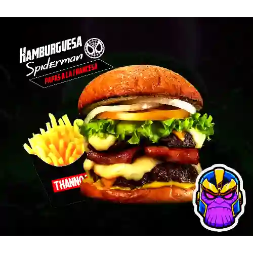Hamburguesa Spiderman