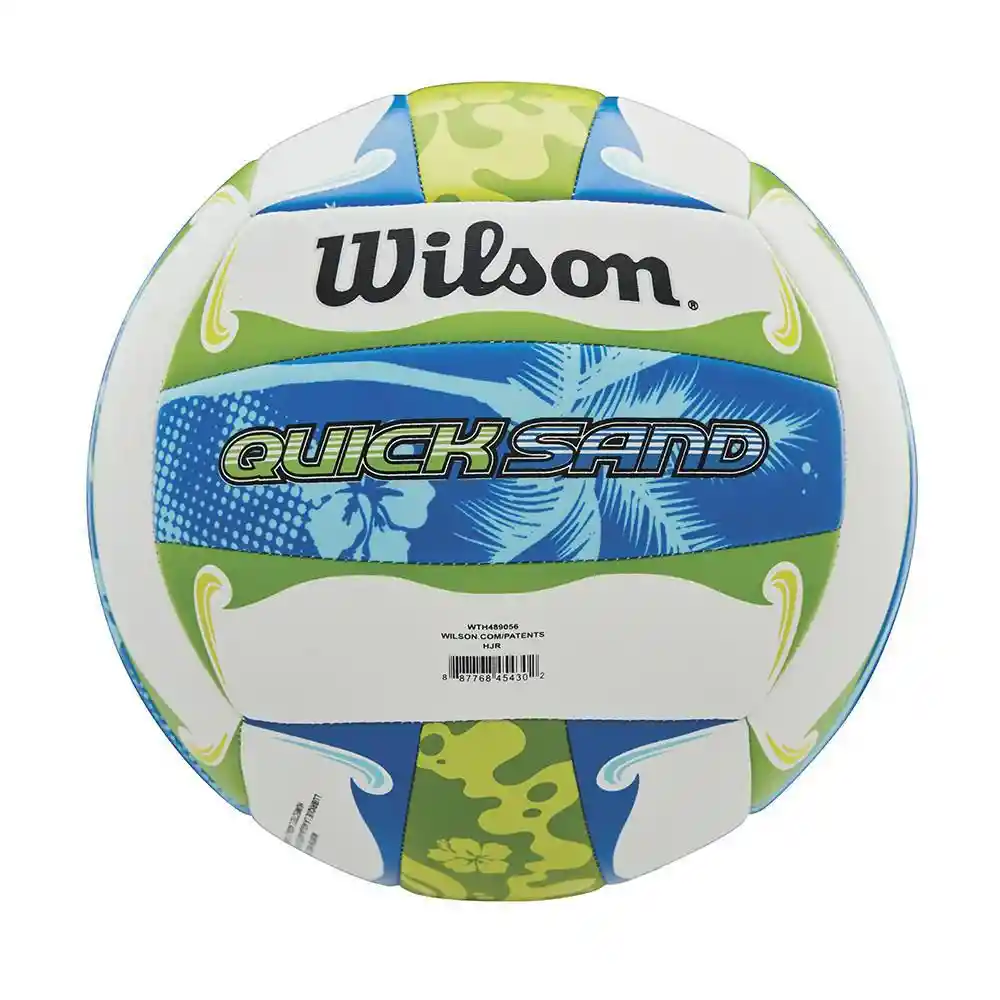 Wilson Balón Voleibol Quicksand Aloha Azul y Verde