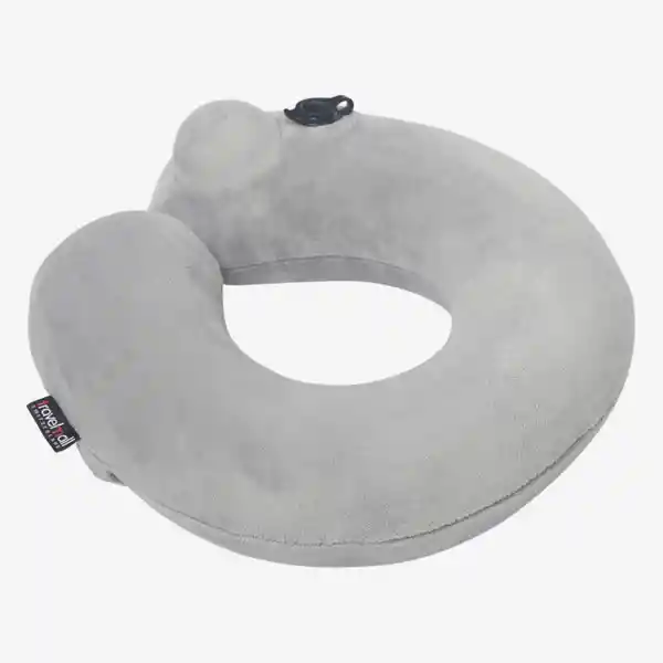 Travelmall Cuello de Viaje Inflable Gris