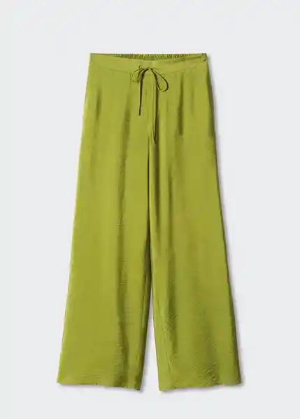 Pantalón Tilly-L Verde Talla M Mujer Mango