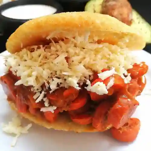 Arepa Salchicha