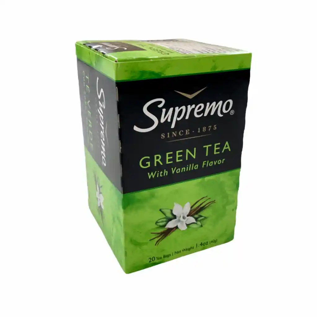 Supremo Té Verde con Sabor a Vainilla