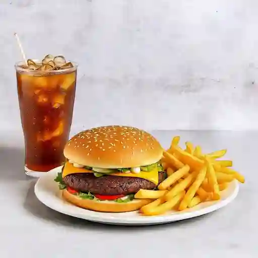 Combo de hamburguesa
