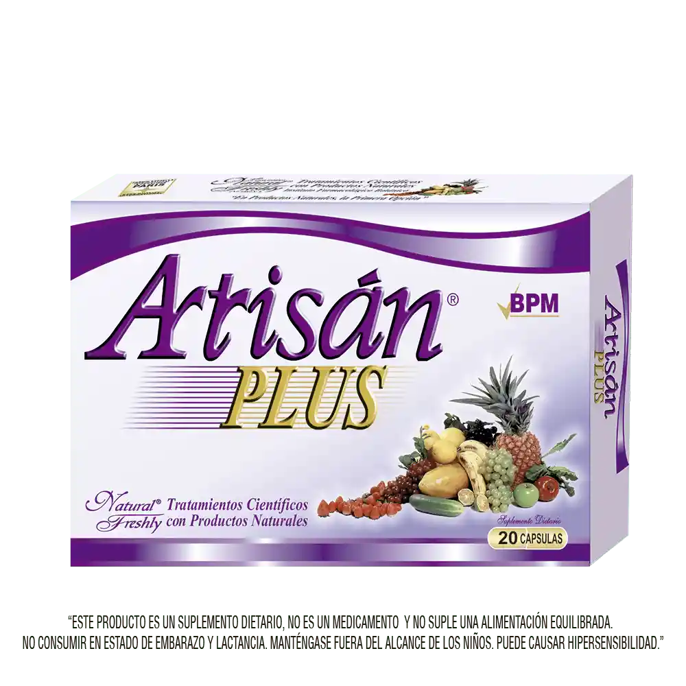 Natural Freshly Artrisán Plus Suplemento Dietario