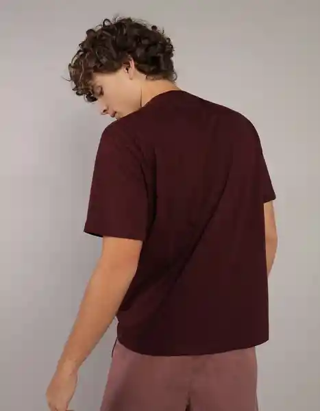 Camiseta Hombre Vinotinto Talla MEDIUM 4290613 American Eagle