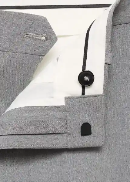 Pantalón Paris Gris Talla 42 Hombre Mango