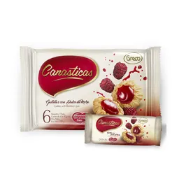 Canasticas Galletas con Dulce de Mora